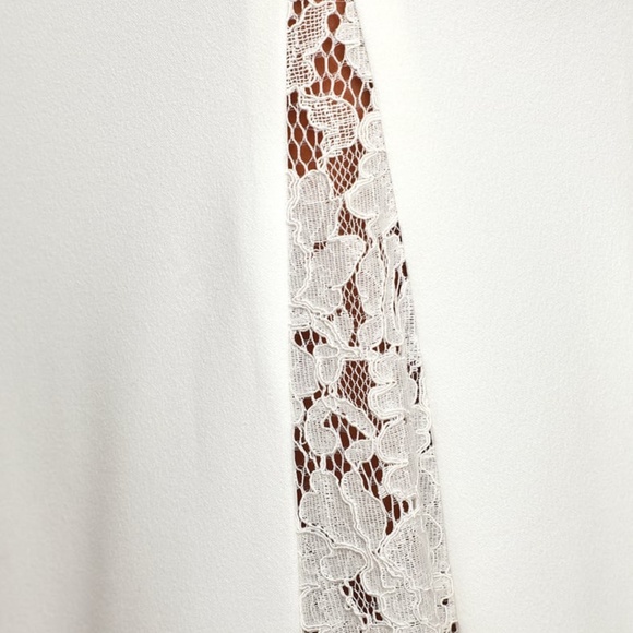 NWOT Lulus Take a Vow White Lace Sleeveless Mermaid Maxi Dress - Picture 5 of 6